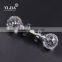 2 1/3 Inch Interior Door Set Depression Pink crystal door handle