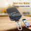 Cute security bluetooth men genuine leather key wallet manufacturer