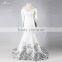 RSE700 Two Piece China Custom Made Dubai Muslim Long Cape Saudi Arabian Mermaid Wedding Dress 2016 Long Sleeve