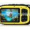 2.7 inch LCD screen waterproof anti-shake digitai camera with MicroSDHC card support upto 32GB