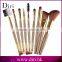 Newest 9pcs/Set Pro Makeup Brush Kit Foundation Powder Eyebrow Eye Shadow Brushes Tool