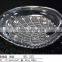 100% food grade plastic leaf shape tray