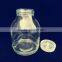500ml clear glass empty bottle with scale with PP lid