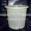 clear corner plastic flower pot