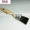 Wall paint brush with wooden handle