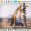 Multifunctional hydraulic drilling auger