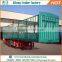 China Liangshan 3 axles 40 ton 60 ton poultry transport fence semi truck trailer