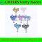 colorful baby shower party decorations