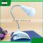 flexible target adjustable plastic mini usb charging charge foldable collapsible folding led clamp clip work reading book light