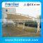 White steel structure carport
