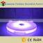 PE material round shape RGBW color LED wine pallet for events/party/wedding