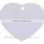 Heart shape Blank polymer valentine's ornament for sublimation