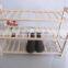 eco-friendly natural wood shoe shelf
