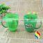 280ml plastic color changing plastic mugs with handles
