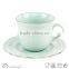 Ceramic Embossed Cup and Saucer High Quality Embossed Cup and Saucer