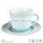 Ceramic Embossed Cup and Saucer High Quality Embossed Cup and Saucer