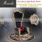 YM01 Wholesale hotel antique wooden throne high back chair, luxury royal chair