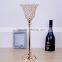 2016 new design Morning glory crystal candlestick Metal Plated Candle holder Home Decoration