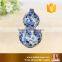 Chinese blue and white ceramic porcelain flower vase from jingdezhen
