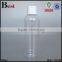 2017 hot new products cosmetic toner 200ml flat shoulder beard oil clear plastic shampoo bottle caps flip top cap