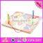 2017 New product kids educational toy wooden magnetic maze puzzles W11H017