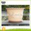 Environmentally plastic round garden nursery planter flower pot