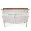 Buffet Console Bombay 2 Door White Distressed Mahogany Wood Furniture