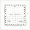 Kearing brand Flexible Aviation Square Ruler for pilot and flight student