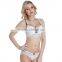 Ladies underwear short jockey and panties sexy net bra set