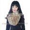 CX-S-51B Genuine Rabbuit Fur Handknitted Snood