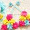 Baby child split three - piece suit Korean flowers bikini swimsuit