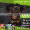 Hype Silk Screen Printing Polyester Lycra Fabric Kids Soccer Jersey