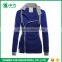 2017 Latest Fashion European Style Multi Color Women Winter Oblique Zipper Hoodie