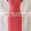 MGOO Top Custom Design Wholesale White Dots Bodycon Dress Red Shealth Long Dress Fashion Party Mini Dresses 00464