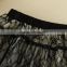 wholesaler In stock item lace pattern mini dress black white cotton midi tutu skirt