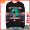 Fashion mens striped pullover sweater knitted pattren custom knitted striped sweater