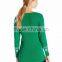 Women Green Sweater Christmas Stock Pattern Christmas Jumper Sweater