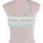 Monogrammed Seersucker Bandeau Swim Top
