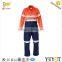 anti oil anti static fire retardant reflective safety coverall