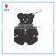 Fun Teddy Bear Keychain /cute Bear - felt covered Bear Baby shower