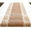 Lace and Burlap table runner,Laser cut felt table runner,Table Runner for wedding decoration