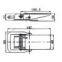 Truck Body Parts, Semi-Trailer Parts, Body Fittings,Spring Latch Lock, Truck BucklesGL-14118