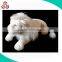Factory wholesale customized stuffed animal white lion plush toy