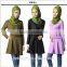 black patched muslim shirt/xger fancy abaya kaftan muslim shirt/ islamic n muslim womenshirt