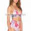 Fashion Top Girl Floral Print Body Padded Push Up Sexy Bikini
