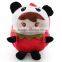 Korea style cartoon animal plush toy kindergarten children backpacks