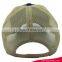 Promotion Cotton Twill Half Mesh Baseball Cap Medium Profile Fishing Hat