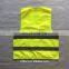 100% polyester safety vest yellow and orange safety vest high visibility
