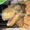 2016 Life Size Artificial Lifelike Animatronic T-rex Dinosaur Head for Sale