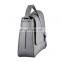 Silver mens top quality shoulder bag